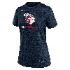 Nike Cleveland Guardians Authentic Collection Velocity  Women's Dri-fit Mlb T-shirt In Blue