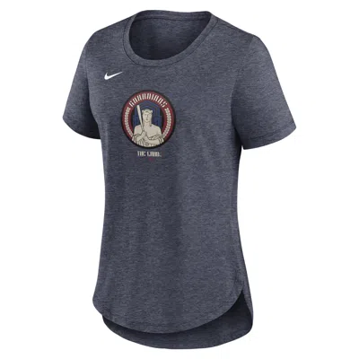 Nike Cleveland Guardians City Connect  Women's Mlb T-shirt In Blue