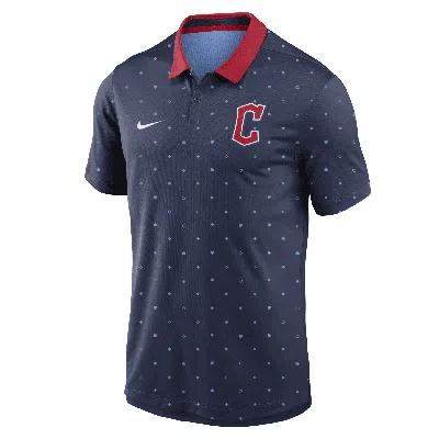 Nike Cleveland Guardians Legacy Icon Vapor  Men's Dri-fit Mlb Polo In Blue