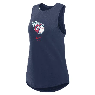 Nike Cleveland Guardians Legacy Icon  Women's Dri-fit Mlb Tank Top In Blue