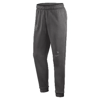 Nike Cleveland Guardians Travel Player  Men's Dri-fit Mlb Pants In Gray