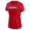 Nike Cleveland Guardians Wordmark  Women's Mlb T-shirt In Red