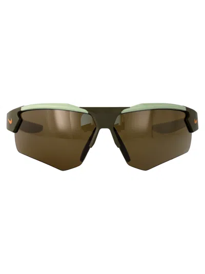 Nike Cloak Duo E Sunglasses In Green