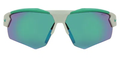 Nike Cloak Duo Ev24036 907 Men's Sunglasses Green Size 71 In Multi
