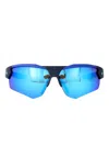 Nike Cloak Duo Shield Sunglasses In Blue