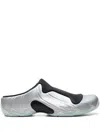 Nike Clogposite Mules Chrome / Black In Grey