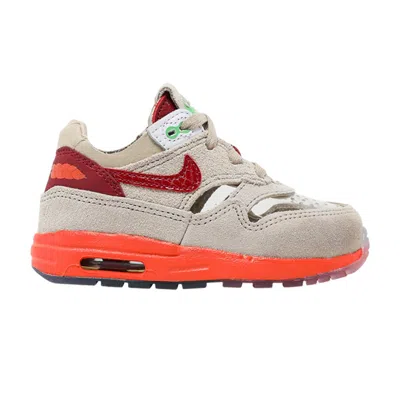 Pre-owned Nike Clot X Air Max 1 Td 'kiss Of Death' 2021 | Tan | Infant Size 7