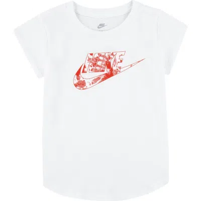 Nike Kids'  Cloud Wash Graphic T-shirt In White
