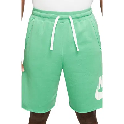 Nike Club Alumni Sweat Shorts In Green