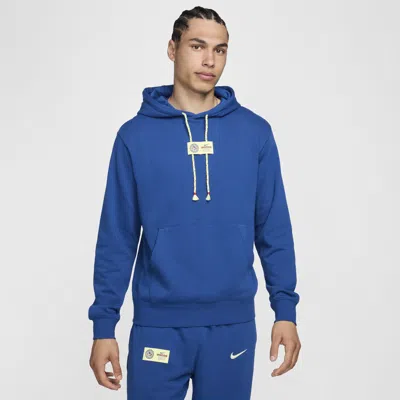 Nike Club Amã©rica Club  Men's Soccer French Terry Pullover Hoodie In Blue