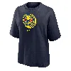 Nike Club Amã©rica  Women's Soccer Boxy T-shirt In Blue