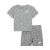 Nike Club Baby (12-24m) Knit Shorts Set In Grey