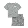 Nike Baby (12-) 2-piece Knit Shorts Set In Grey