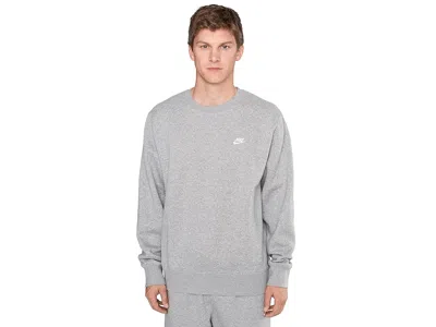 Nike Sportswear Club Casual Round Neck Pullover Gray