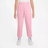 Nike Club Big Kid Girls Cuffed Loose Fit Fleece Jogger Pant In Pink