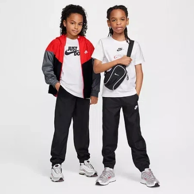 Nike Club Big Kid Unisex Cuffed Regular Fit Jogger Pant In Black