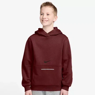 NIKE CLUB BIG KID UNISEX LONG SLEEVE FLEECE ACTIVE HOODIE