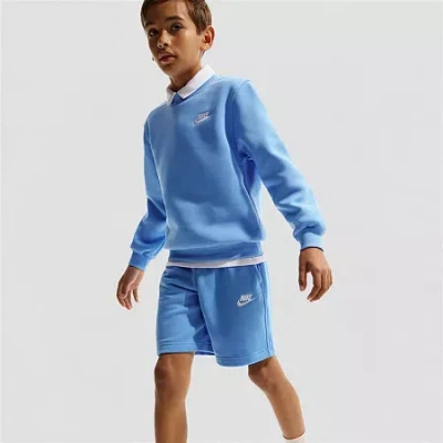 Nike Club Big Kid Unisex Pull-on Short In Blue