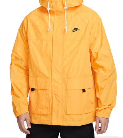 Nike Club Bowline Jacket 'university Gold' In Yellow