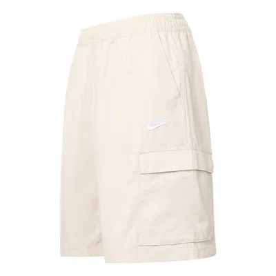 Nike Mens  Club Cargo Shorts In Brown/white/white