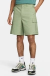 Nike Club Cargo Shorts In Oil Green/oil Green