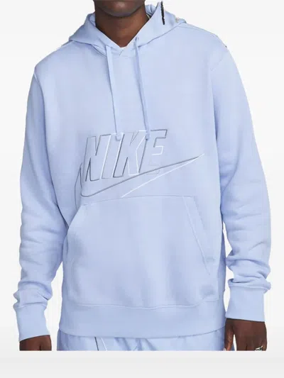 Nike Club "cobalt Bliss" Hoodie In Blue