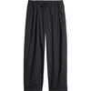 Nike Club Cotton Balloon Pants In Black/ Black