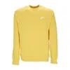 Nike Club Crew Bb Men's Crewneck Sweatshirt Vivid Sulfur/white