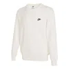 Nike Sportswear Club Oversize Crewneck Sweater In Neutral