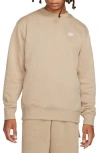 Nike Club Crewneck Sweatshirt In Neutral