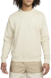 Nike Club Crewneck Sweatshirt In Neutral