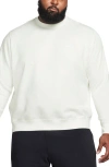 Nike Club Unisex Crew Sweatshirt In Off White-yellow In Sail/ White