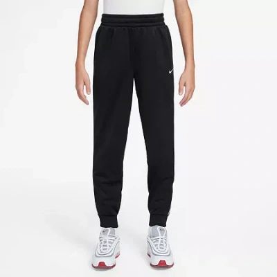 Nike Club Dri-fit Big Kid Unisex Cuffed Regular Fit Fleece Jogger Pant In Black