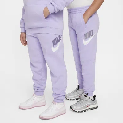 Nike Club Fleece Big Kids' Jogger Pants (extended Size) In Purple