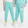 Nike Club Fleece Big Kids' Jogger Pants In Green