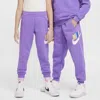 Nike Club Fleece Big Kids' Jogger Pants In Purple