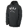 Nike Club Fleece Big Kids' Track & Field Hoodie In Black