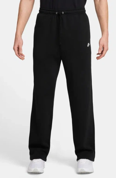 Nike Club Fleece Bungee Pants In Black