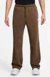 Nike Club Fleece Bungee Pants In Brown