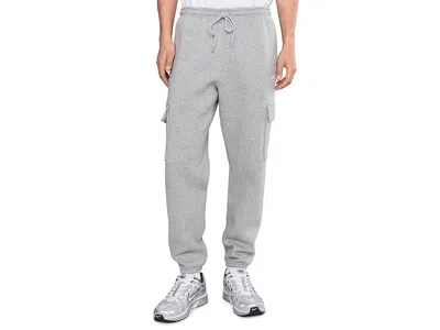 Nike Club Fleece Cargo Pants In Gray