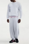 Nike Club Fleece Crew Neck Sweatshirt In Birch Heather, Men's At Urban Outfitters In Gold