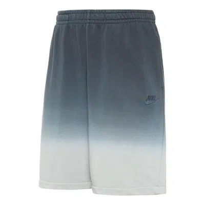 Nike Club Fleece+ Dip-dye Shorts 'grey' In Multi