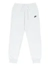 Nike Swoosh-embroidered Track Pants In Grey