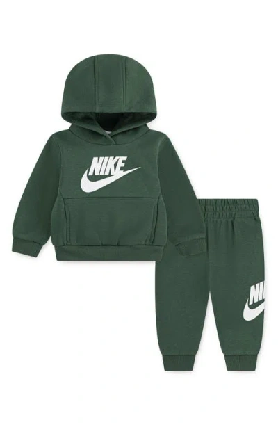 Nike Babies'  Club Fleece Hoodie & Joggers Set In Green