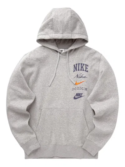 Nike Club Fleece Hoodie In Grau