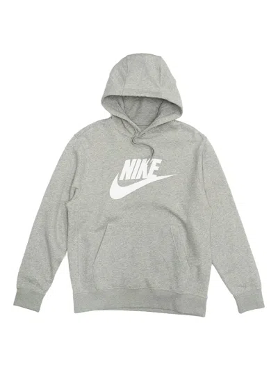 Nike Club Fleece Hoodie In Gray