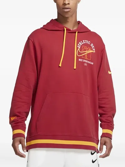 Nike Club Fleece Hoodie In Red