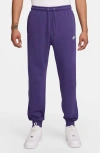 Nike Club Fleece Joggers In Purple