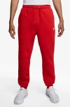 Nike Club Fleece Joggers In Red