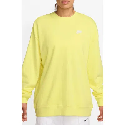 Nike Club Fleece Loose Fit Crewneck Sweatshirt In Multi